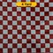 1" Checker Satin Print Fabric 60" Wide Racing Checkered in White/Black & White/Red